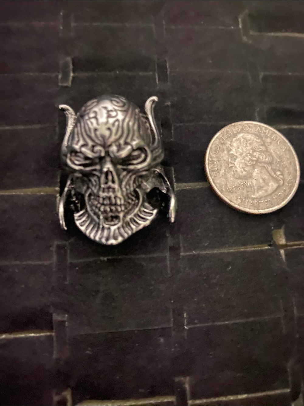 Men's Gothic Skull Ring